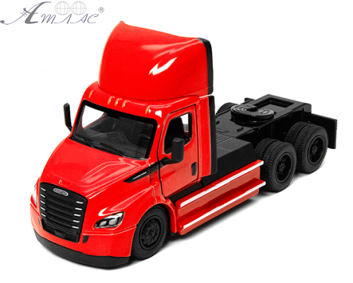 Машинка Kinsmart Freightliner eCascadia вантажівка Червоний  KT5466W