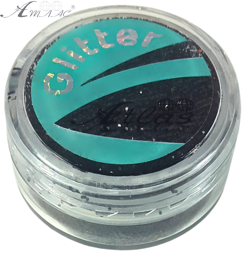 Блискітки (Гліттер) великі Атлас 3 гр - Чорний AS-2418 Блискітки (Гліттер) великі Атлас 3 гр - Чорний AS-2418