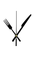 Стрілки для годинникового механізму Кухня 3шт 142мм  AS-0294