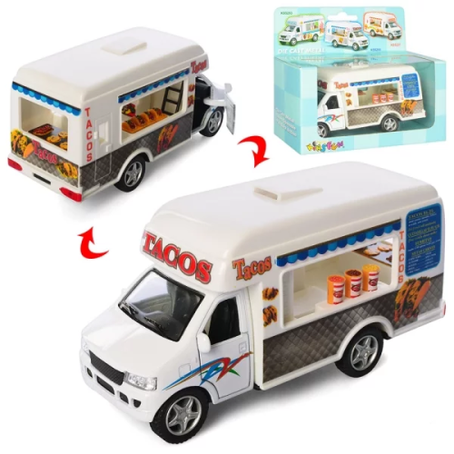 Машинка модель Kinsfun, Fast Food Tacos фургон  KS5255W