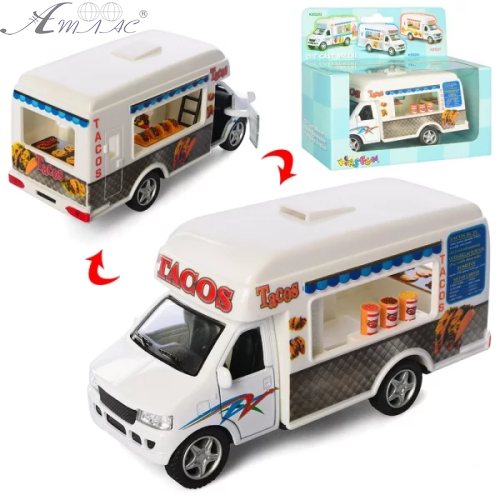 Машинка модель Kinsfun, Fast Food Tacos фургон  KS5255W