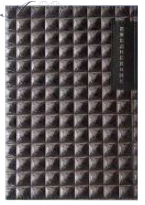 Ежедневник недатированный А5 ЛК линия, кожзаменитель, рельефные.квадраты EA5-7241-В