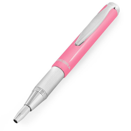 Ручка шариковая Zebra телескоп рифленый Telescopic  Розовая  BL  06115 фото 2
