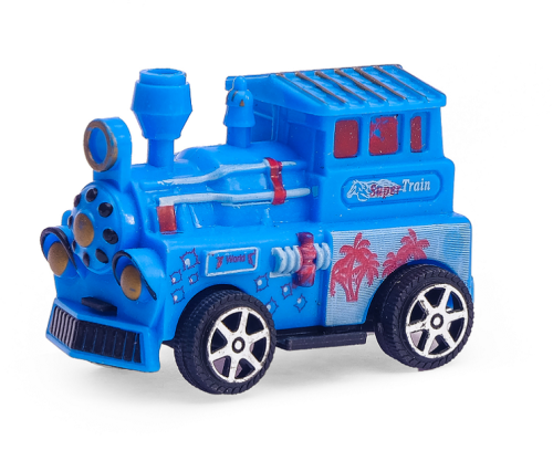 Игрушка Паровозики Набор из 4 штук 6 см в коробке  9503 фото 4