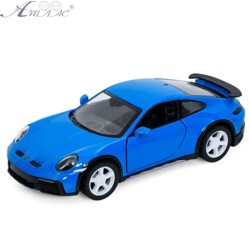Машинка Kinsmart Porsche 911 Rally Синя  KT5467W