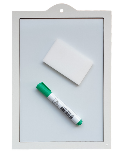 Доска Магнитная сухостираемая с рамкой из МДФ 31х22см вертикальная  AS-7021