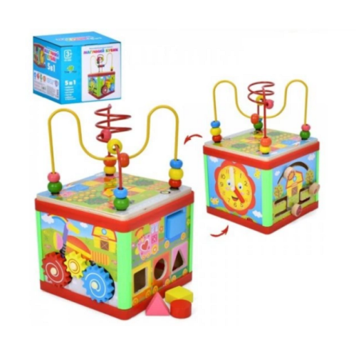 Игрушка Деревянная Магический Кубик 5в1  MD0880 фото 2