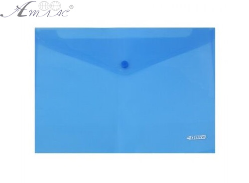 Папка на кнопці А4 4Office прозора кольору мікс 4-208 Папка на кнопці А4 4Office прозора кольору мікс 4-208