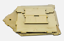 Годівниця Розібрана № 1 маленька, до стіни 16 х 10 х 21 см  AS-4316