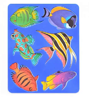 Трафарет для детского творчества Луч "Аквариумные Рыбки" 10С 531-08