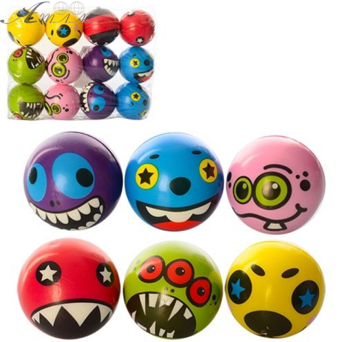 Игрушка Мячик мягкий фомовый 10 см с рисунком Смайл Зубастик 9681-10 Игрушка Мячик мягкий фомовый 10 см с рисунком Смайл Зубастик 9681-10