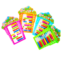 Рахунки дитячі з ніжкою, Будиночок пластиковий 17 х 25 см  80439