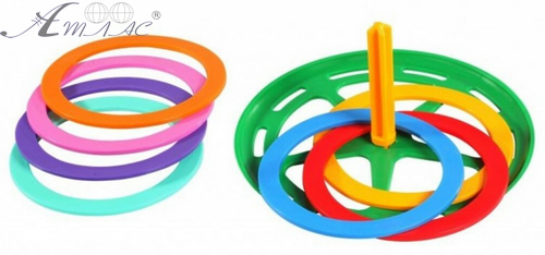 Іграшка Кільцеброс одинарний з 12 кільцями Тигрис  39114