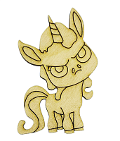 Фігурка Коник №  6 стоїть єдиноріг 5 х 7 см  AS-4376