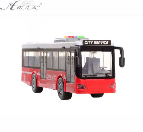 Іграшка Автобус CITY SERIES Червоний двері відкриваються світло звук 28 см RJ5503 фото 2 Іграшка Автобус CITY SERIES Червоний двері відкриваються світло звук 28 см RJ5503 фото 2