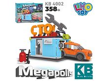 Іграшка Конструктор Limo Toy Megapolis СТО 358 деталей  КВ 4002