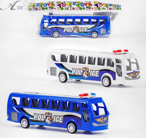 Іграшка Автобус Police пластик 22 см  JY88-2A