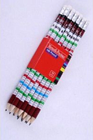Олівець графітовий HB з гумкою Табличка множення MF920304