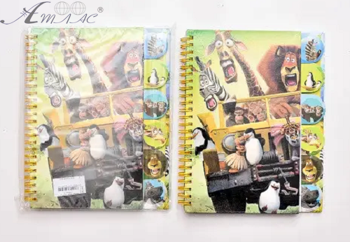 Блокнот Детский с разделителями на спирали Микс А5  07329