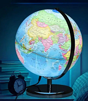 Глобус политический с подсветкой 32 см пластик  17903