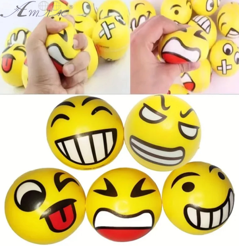Іграшка М'ячик м'який фомовий 10 см Смайл  9679-10