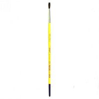 Пензель поні, рівна, № 4, zibi, жовта ручка ZB6942PF-4 