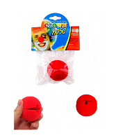 Игрушка Клоуинский нос красный 4,5 см  07844