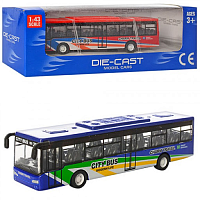 Модель Автобус 1:43, 12 см 632-34