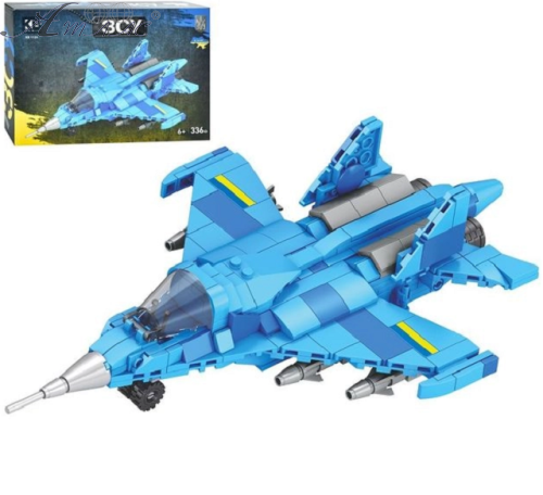 Конструктор ЗСУ Літак СУ-27 336 деталей КВ1124 Конструктор ЗСУ Літак СУ-27 336 деталей КВ1124