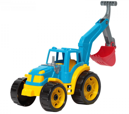 Игрушка Трактор с ковшом 25 см пластик Технок  3435