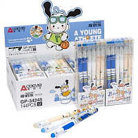 Ручка  Пиши-Стирай Аodemei Rabbit 0,38мм Синя  34245