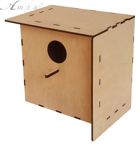 Шпаківня № 5 кубик, 23 х 19 х 23 см AS-4354 Шпаківня № 5 кубик, 23 х 19 х 23 см AS-4354