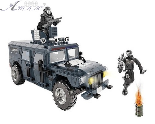 Игрушка Конструктор Block Бронированная военная машина 783 детали XJ-792D Игрушка Конструктор Block Бронированная военная машина 783 детали XJ-792D