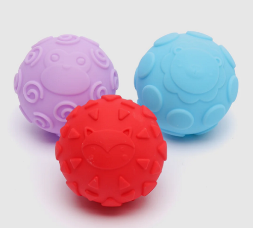 Игрушка Набор тактильных мячиков 4 шт. в тубе  ХС2045-3 фото 2