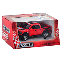 Машинка Kinsmart Ford F-150 SVT Raptor SuperCrew  KT5365WY, KT5365WF