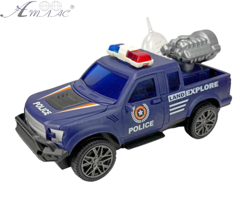 Іграшка Машинка Джип Police 20.5см пар+світло+звук  8899-206