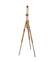 Мольберт деревянный № 20С тринога напольный на 2 полотна  00977