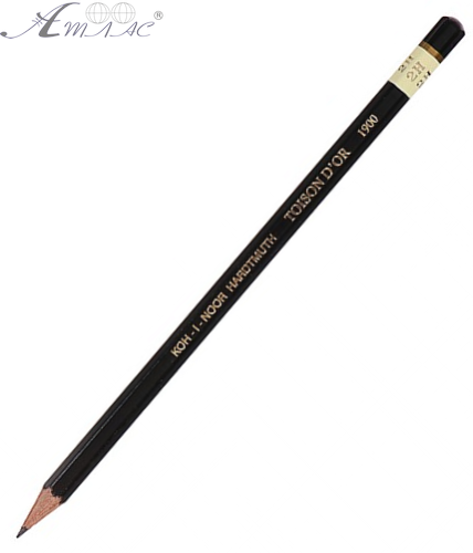 Олівець графітний Koh-i-noor 1900 2Н