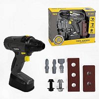 Игрушка Шуруповерт на батарейках  в коробке 6816-1