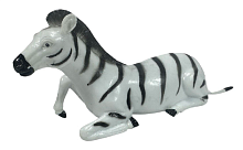 Іграшка силіконова антистрес, дикі тварини Зебра 13см  06726