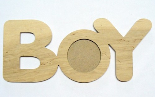 Деревянная Фоторамка "BOY" для 1- го фото   0741