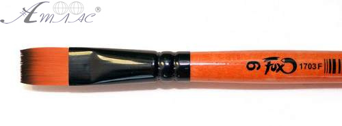 Кисть синтетика Плоская № 9 художественная Кисть синтетика Плоская № 9 художественная