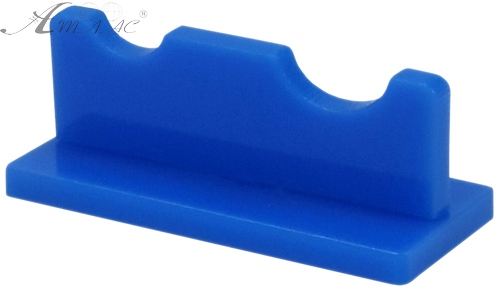 Підставка під два пензлика, Синий пластик AS-0054