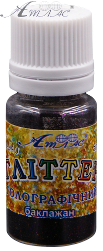 Блестки (Глиттер) Голографические Атлас 5 гр - Баклажан AS-2001, А-940 фото 2 Блестки (Глиттер) Голографические Атлас 5 гр - Баклажан AS-2001, А-940 фото 2