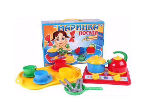 Игрушка Набор Посудки Маринка  19 предметов Технок  1554