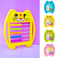 Рахівниці дитячі з ніжкою, Кіт пластикові 14 х 16 см  924111