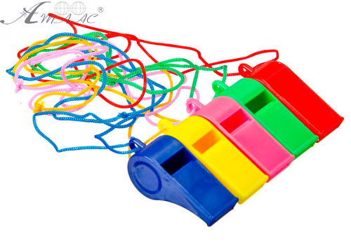 Игрушка Свисток пластиковый на веревочке  16102