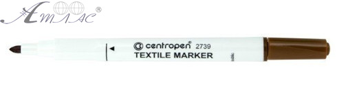 Маркер для Ткани Centropen Коричневый 3.9 мм 2739 Маркер для Ткани Centropen Коричневый 3.9 мм 2739