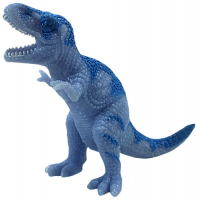 Игрушка силиконовая антистресс, динозавр серо-синий 9 см 06764