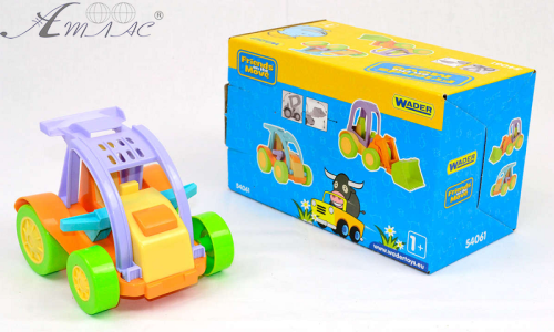 Игрушка Машинка Wader погрузчик микс  54061
